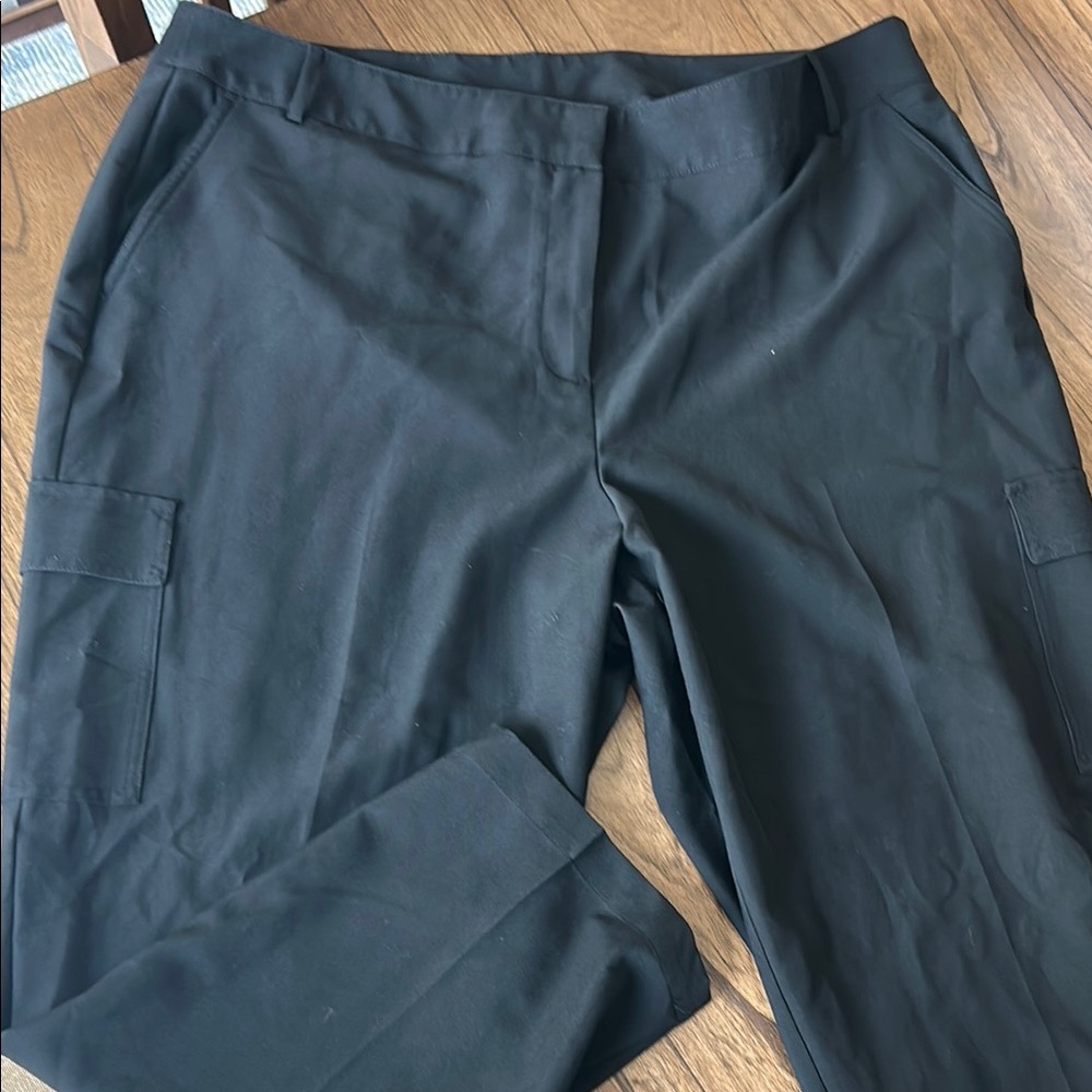 Plus Size Lane Bryant Black Trousers Cargo
